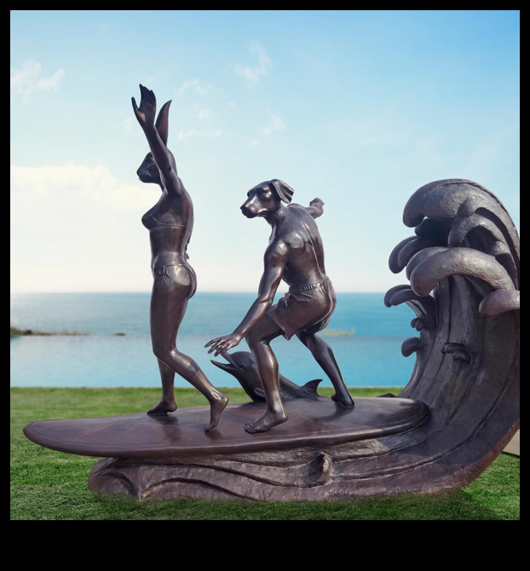 Bronzas čuksti skulpturāls vilinājums, kas atdzīvinās jūsu atpūtu brīvā dabā 3 Bronzas čuksti: skulpturāls valdzinājums jūsu brīvdabas atpūtai