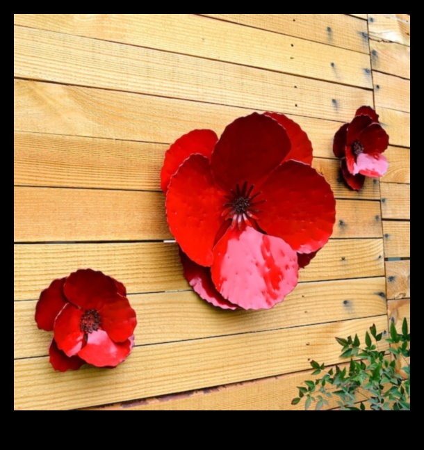 Šarms katrā ziedlapiņā Āra akcentu māksla 5 Šarms katrā ziedlapiņā: āra akcentu mākslinieciskums