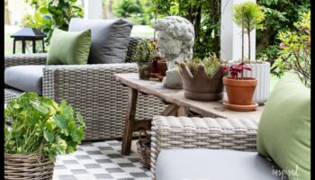 Savdabīgs šarms: stilīgas mēbeles jūsu dārza patvērumam